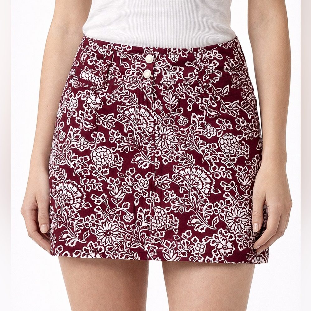 Dolce Gabbana Floral Mini Skirt